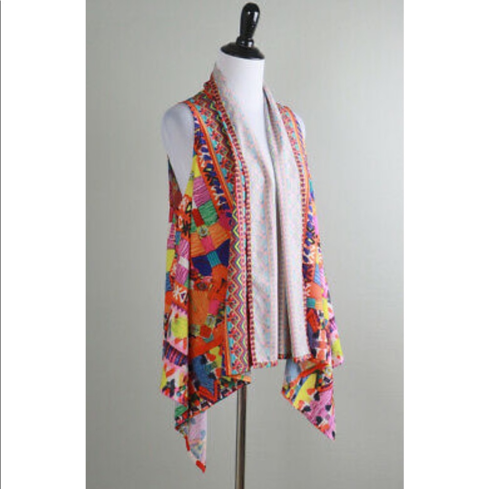 Soft Surroundings Copacabana Light Open Front Vest